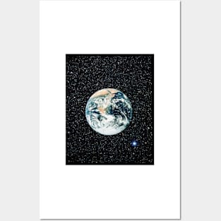 Apollo 17 view of the earth (E050/0230) Posters and Art